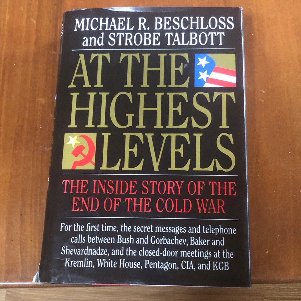 At the Highest Levels by Michael R. Beschloss & Strobe Talbott - Black Cover